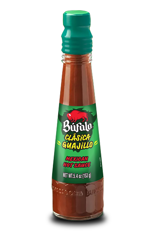 BÚFALO<sup>®</sup> Salsa Clásica Guajillo Mexican Hot Sauce