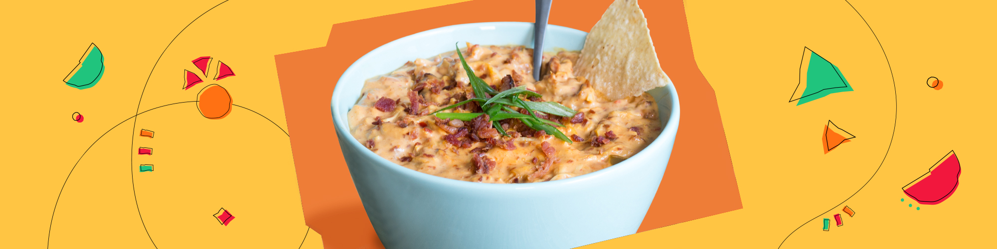 Cheesy Chicken and Bacon Dip