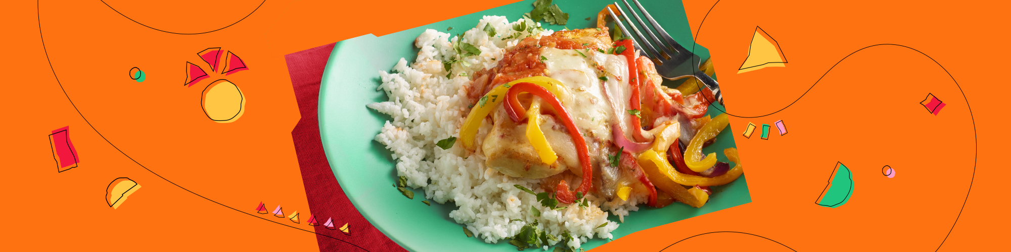 Cheesy Fajita Chicken Bake