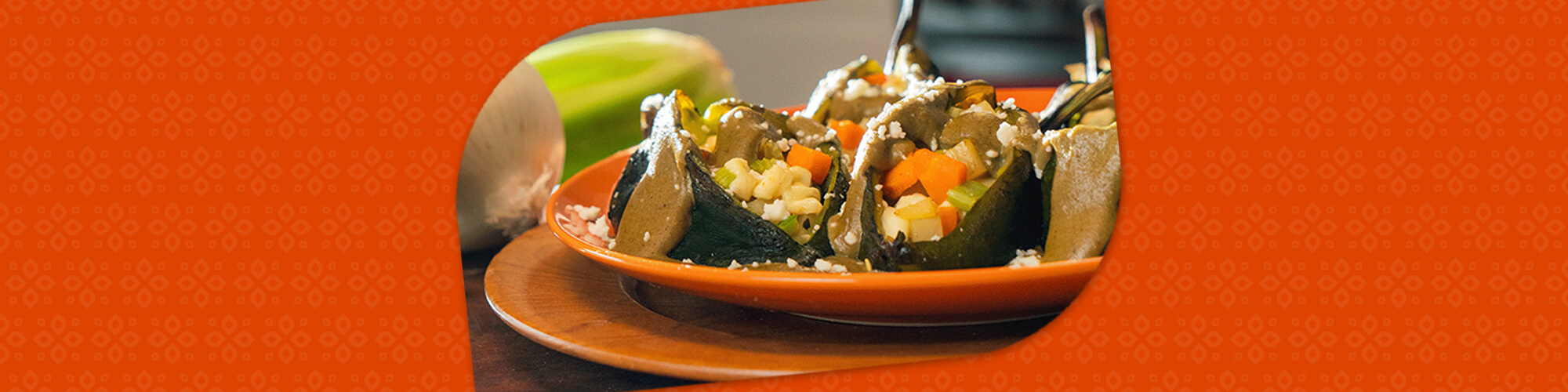 Chiles Rellenos With Mole