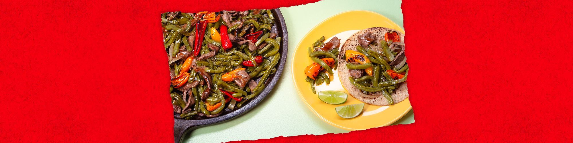 Fajitas De Carne Con Nopales