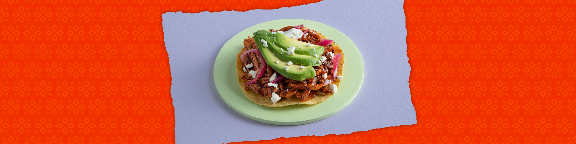 Tostada De Adobo Con Pollo