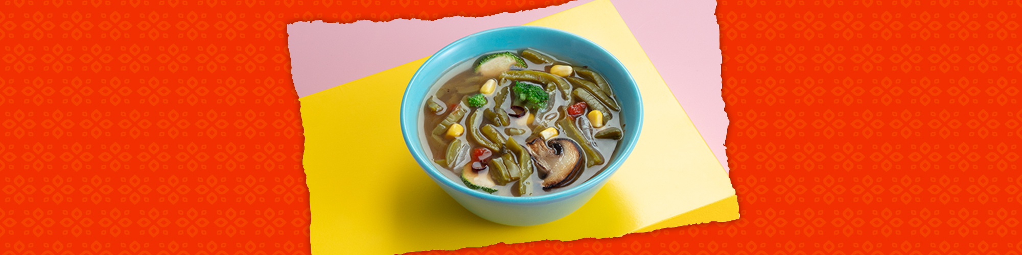 Sopa De Champiñones Con Nopales