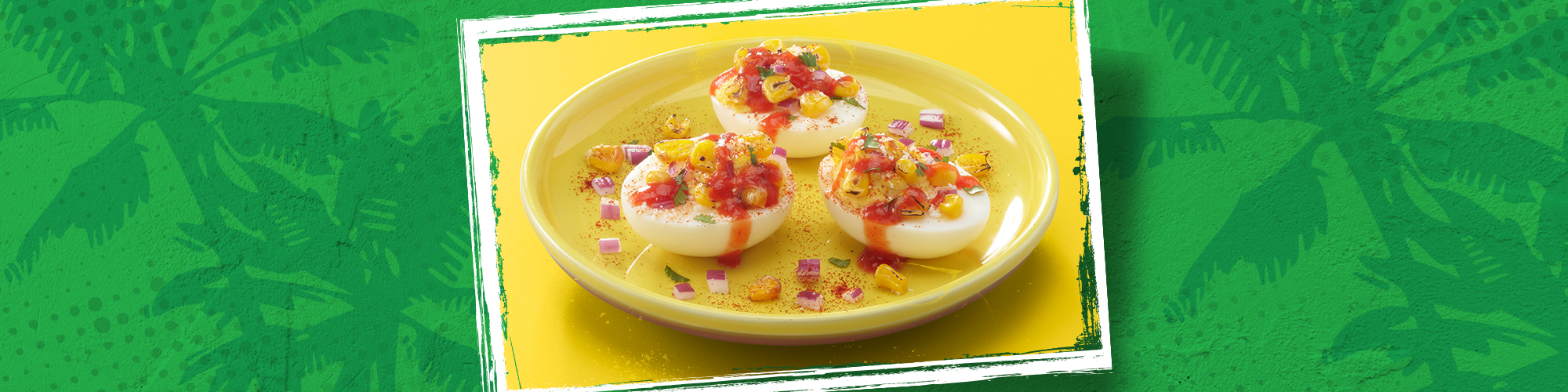 Elote Deviled Eggs