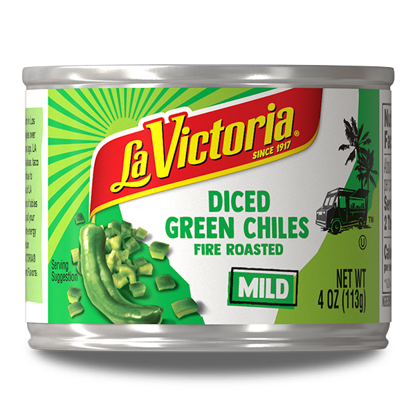 LA VICTORIA® Fire Roasted Diced Green Chiles Mild