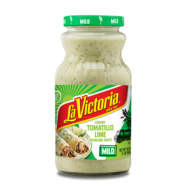 LA VICTORIA® Creamy Tomatillo Lime Enchilada Sauce